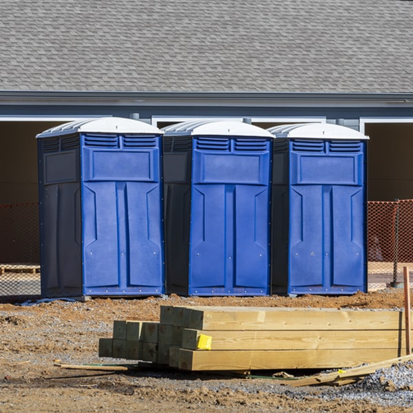 are there any restrictions on what items can be disposed of in the porta potties in Sullivan